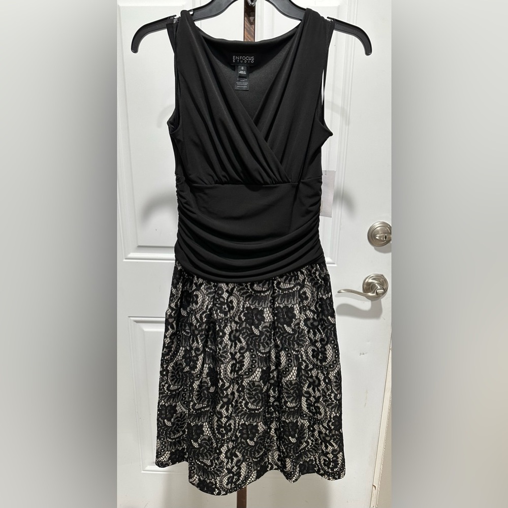 Black and Lace Dress NWT